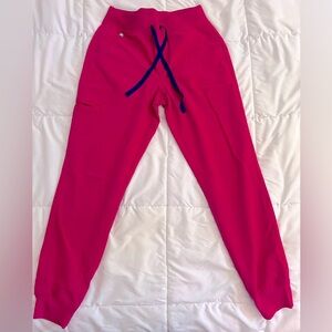 Figs Women's Ultra Rose Zamora™ - Jogger Scrub Pants - S / Ultra Rose
